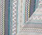 Blue-Multi Rayon Aztec Printed Cross Dobby Jacquard Woven Fabric By the Yard